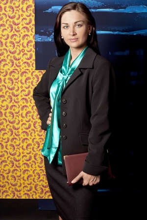 Positive business womanの写真素材