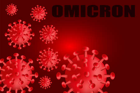 Variant of covid-19: Omicron south africa, Coronavirusの写真素材