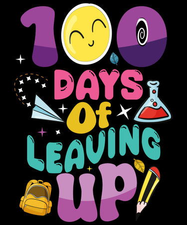 This Back to School t-shirt design features a vibrant and playful illustration of a school bus, backpack, and pencils, perfect for students of all ages.のイラスト素材