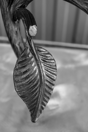 Forged Products, black and white photo. Different elements.の写真素材