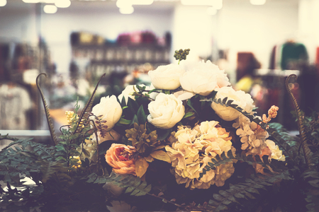 Beautiful bouquet closeup. Floral background. Nature background.の写真素材