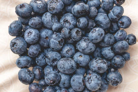 Fresh and sweet Blueberries. Summer shot.の写真素材