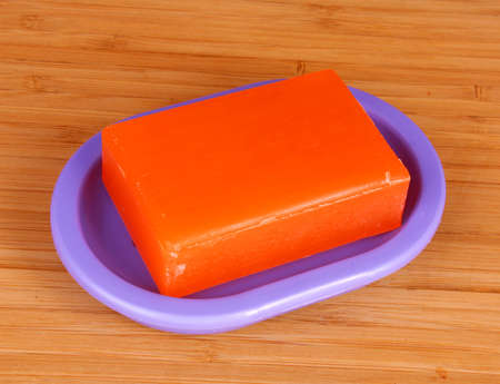 Soap and soap dishの写真素材