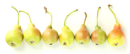 ripe pears isolated on white
の写真素材