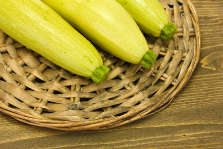 squash on wooden table close-upの写真素材