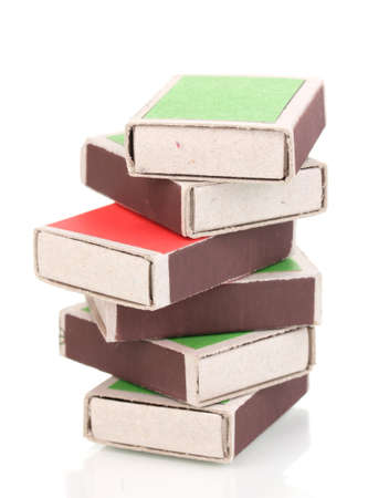 matches isolated on whiteの写真素材