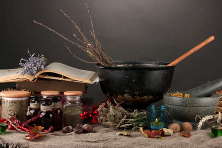 Scary halloween laboratoryの写真素材