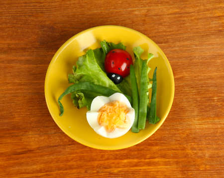 fun food for kids isolated on whiteの写真素材