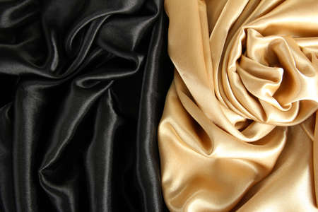 beautiful silk drape, close upの写真素材