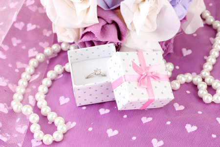 Conceptual photo: wedding in violet color styleの写真素材