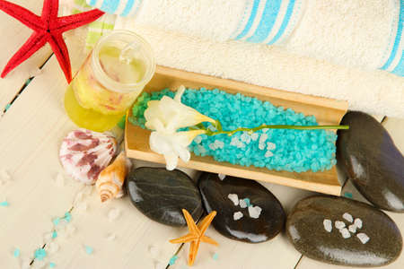 Sea spa elements close upの写真素材