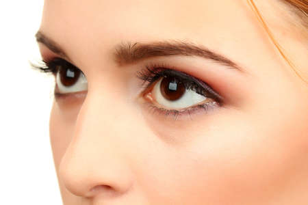 female eyes with beautiful make-upの写真素材