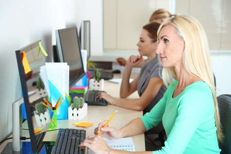 Business people at work placeの写真素材