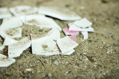 Aftermath of earthquakeの写真素材