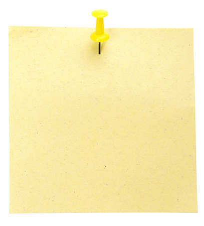 Empty paper sheet isolated on whiteの写真素材