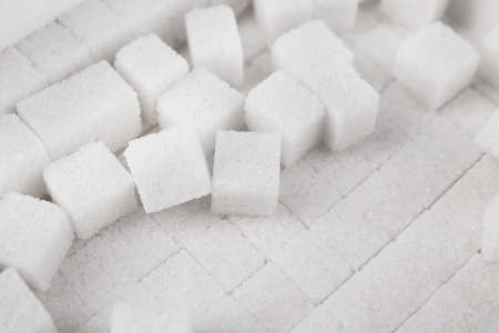 White refined sugar backgroundの写真素材