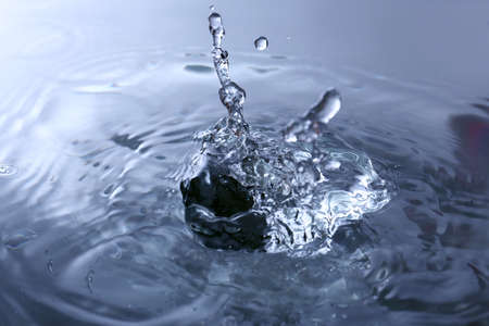 Water splash, close-upの写真素材
