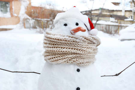 Funny Snowmanの写真素材