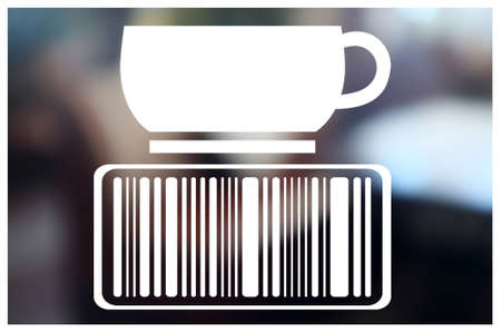 Food barcode conceptの写真素材