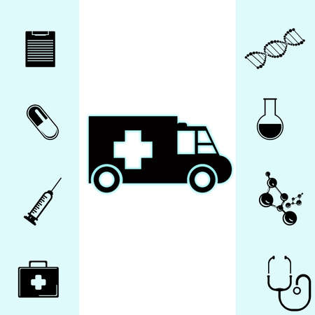 Medical icons setの写真素材
