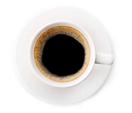 Cup of coffee isolated on white Cup of coffee isolated on white