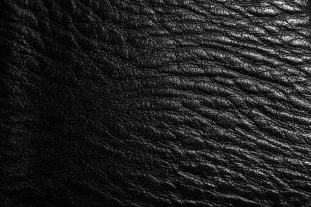 Black leather textured backgroundの写真素材
