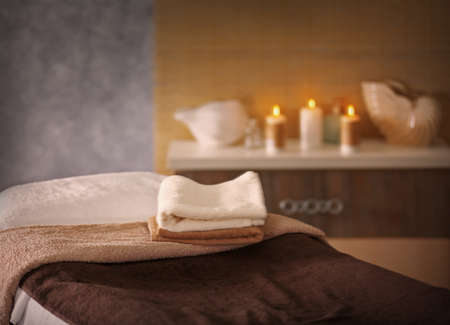Place for relaxation in modern wellness centerの写真素材