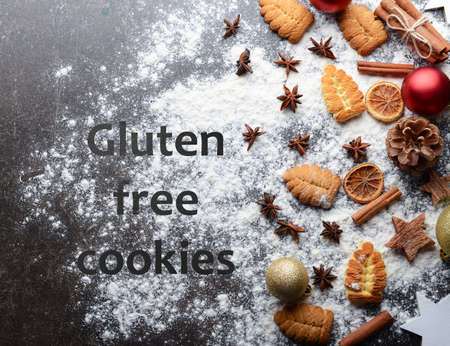 Gluten free cookies conceptの写真素材