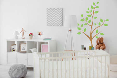 Interior of modern baby roomの写真素材