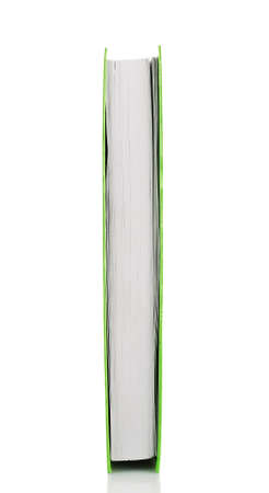 Single book isolated on whiteの写真素材