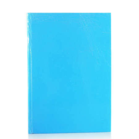 Single book isolated on whiteの写真素材