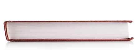 Single book isolated on whiteの写真素材