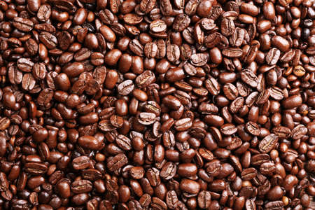 Coffee beans backgroundの写真素材