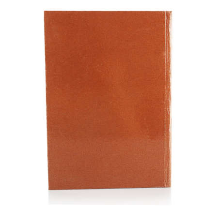 Single book isolated on whiteの写真素材