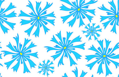Beautiful vector seamless pattern with blue basilisksのイラスト素材