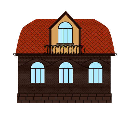 Vector family houseのイラスト素材