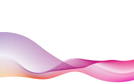 Abstract. Digital frequency track equalizer. Stylized line art background. lines created using blend tool.のイラスト素材