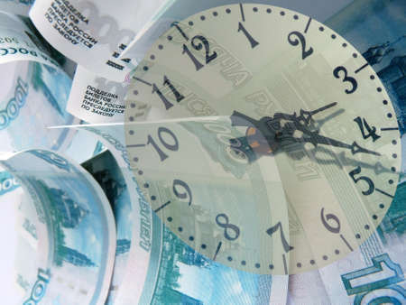 Time is moneyの写真素材