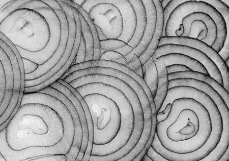 Abstract geometric background from circles in monochrome styleの写真素材