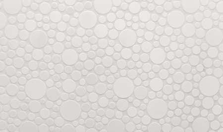 ceramic circles of different sizes the backgroundの写真素材
