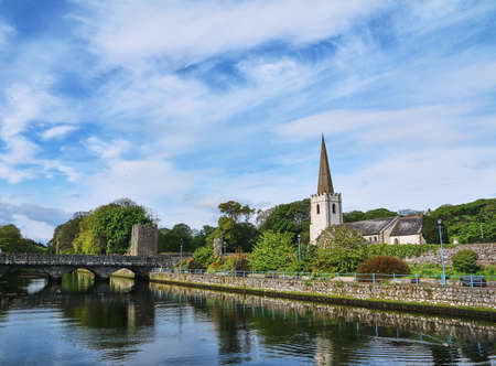 Glenarm in County Antrim.の写真素材