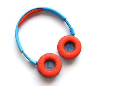 Colorful wireless headphones for children