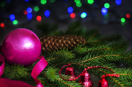Christmas background for congratulationsの写真素材