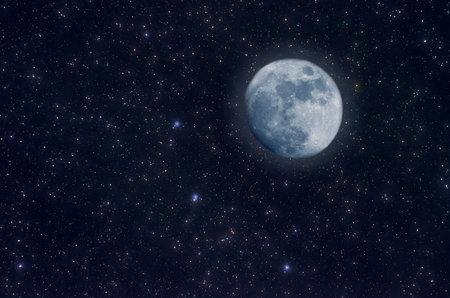  Starry Sky and moon
