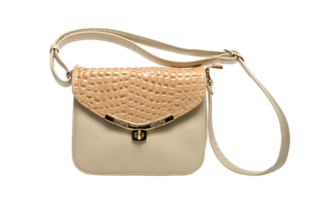 Woman bag isolated on the white backgroundの写真素材
