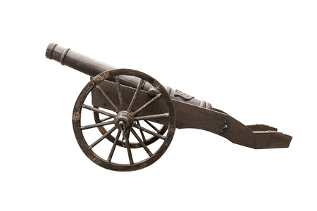 Antique cannon isolated.の写真素材