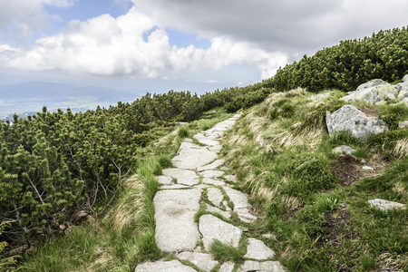 Stone Paths to Highlands. Tatra Mountains - Slovakia.の写真素材