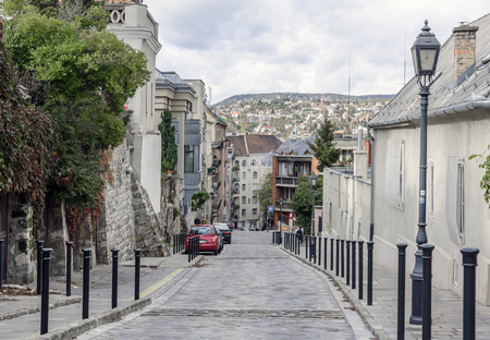 Old Town on Buda Hill in the city of Budapest.のeditorial素材