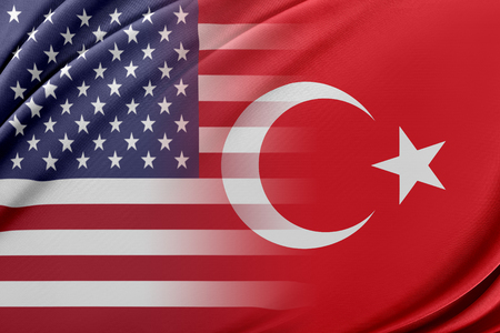 USA and Turkey.の写真素材