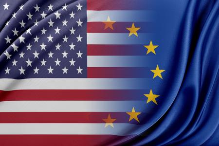 USA and Europa.の写真素材